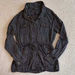 Black Label Charcoal Utility Jacket